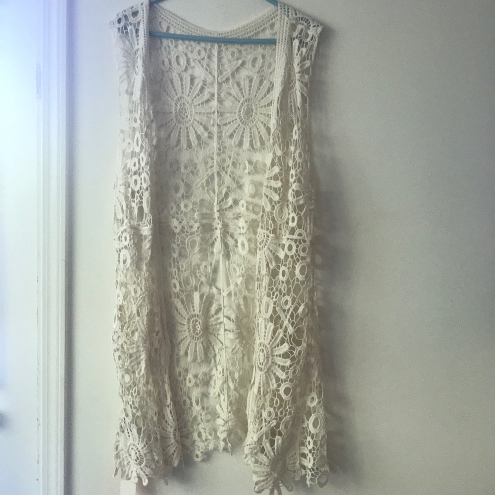 Lace cover up